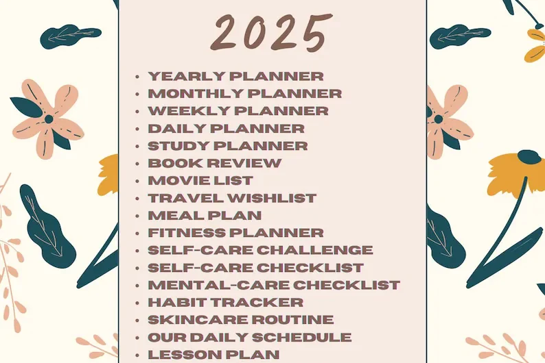 The Ultimate 2025 Digital Planner Bundle Organize Every Aspect of Your Life